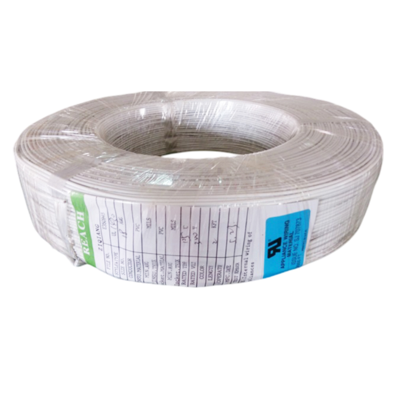 How does the conductor structure of an UL electronic wire affect current transmission?